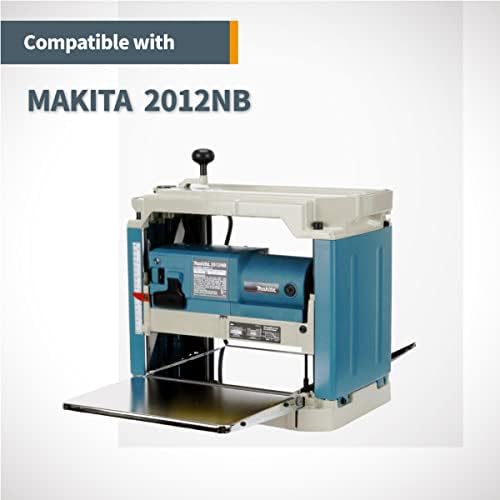 PowerTec - 128320DD Makita 12 ”להבי פלשן | סכיני פלנטר להחלפה לדגמים 2012 ו- 2012NB - 2 סטים | 4